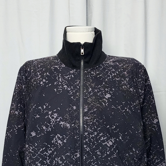 Lane Bryant Black And Grey Athletic Jacket - Picture 3 of 5